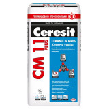 Клеящая смесь для керамогранита Ceresit СМ 11+ 25кг Ceremic Gres