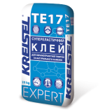 Супереластичний клей для плитки та натурального каміння Kreisel TE17 25кг