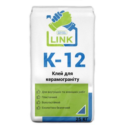 Клей для керамограніту Link K-12 25 кг