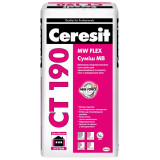 Смесь для приклеивания и защиты плит из минеральной ваты Ceresit СT190 25кг 