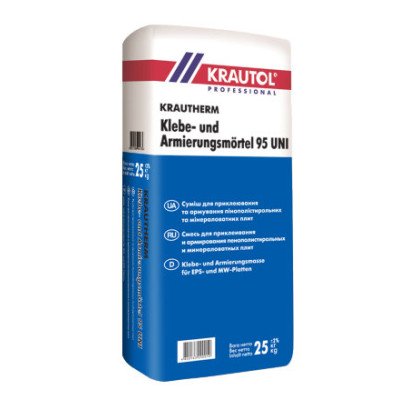 Клей Krautherm Klebe- und Armierungsmortel 95 UNI 25кг