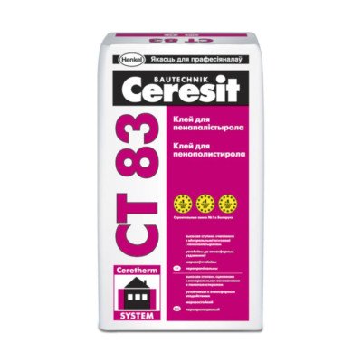 Смесь для приклейки ППС Ceresit СТ83 25кг
