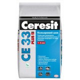 Затирка Ceresit CE33 Plus шов до 6 мм 100 белый 2кг