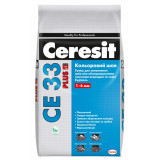 Затирка Ceresit CE33 Plus шов до 6 мм 125 карамель 2кг
