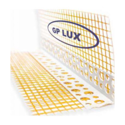 Угол ПВХ с сеткой 3м 7*7см GP LUX 145гр/м² ORANGE