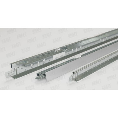 Профіль KRAFT Fortis T-24 1200*25*24мм RAL 9006