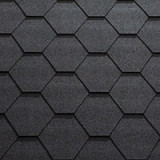 Битумная черепица UNI STRONG сота 3м2 графитовый