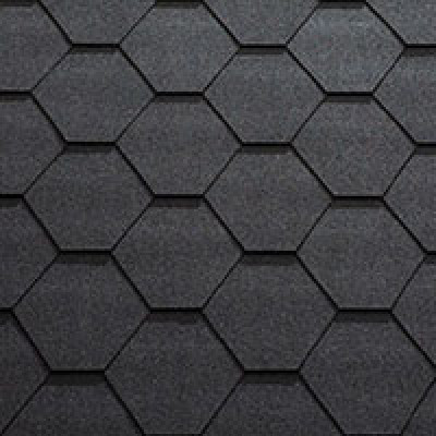 Бітумна черепиця UNI STRONG сота 3м2 графітовий
