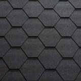 Битумная черепица UNI STRONG сота 3м2 графитовый