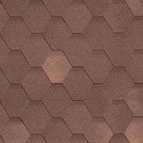 Битумная черепица Шинглас КАДРИЛЬ цвет Оникс