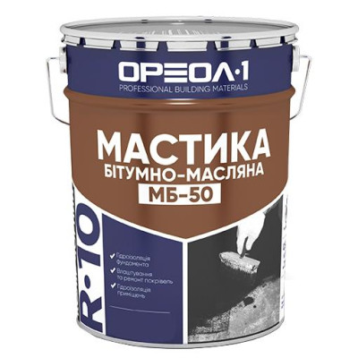 Мастика битумно-маслянная Ореол 25кг