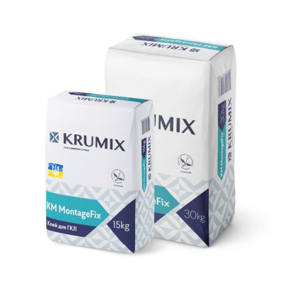 Клей для ГКЛ Krumix KM MontageFIX 30kg