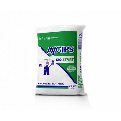 Шпаклевка гипсовая стартовая AyGips Iso Start 25кг