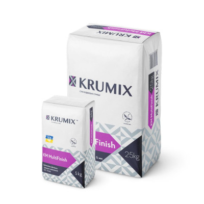 Шпаклевка Krumix КМ MultiFinish старт + финиш 25kg