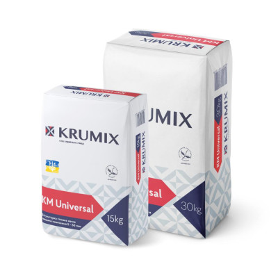 Штукатурка легкая Krumix КМ Universal 30kg