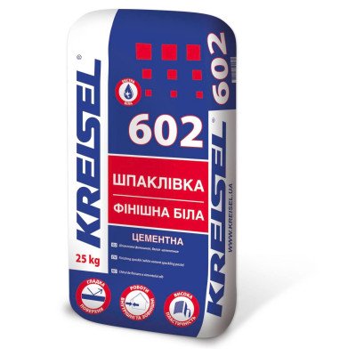 Біла цемента шпаклівка KREISEL 602 25 кг