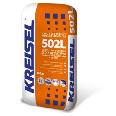 Легка штукатурка KREISEL KALKZEMENT-MASCHINENPUTZ 502L 25 кг