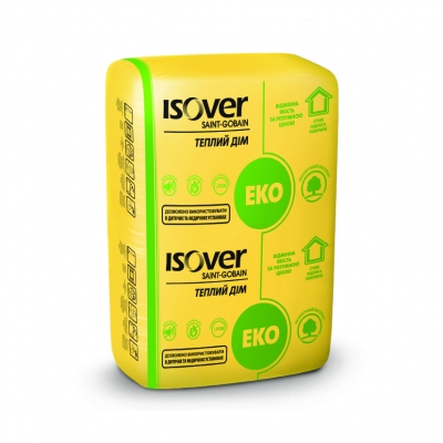 Утеплитель ISOVER Тёплый дом плита 50мм 9.99 м²
