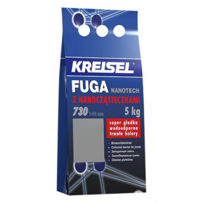 Суміш для міжплиточних швів кольорова KREISEL FUGA NANOTECH 730 5 кг